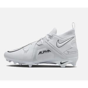 Nike Cleats 10.5 Alpha Menace Pro 3 White Black CT6649-109 Mens Football NEW